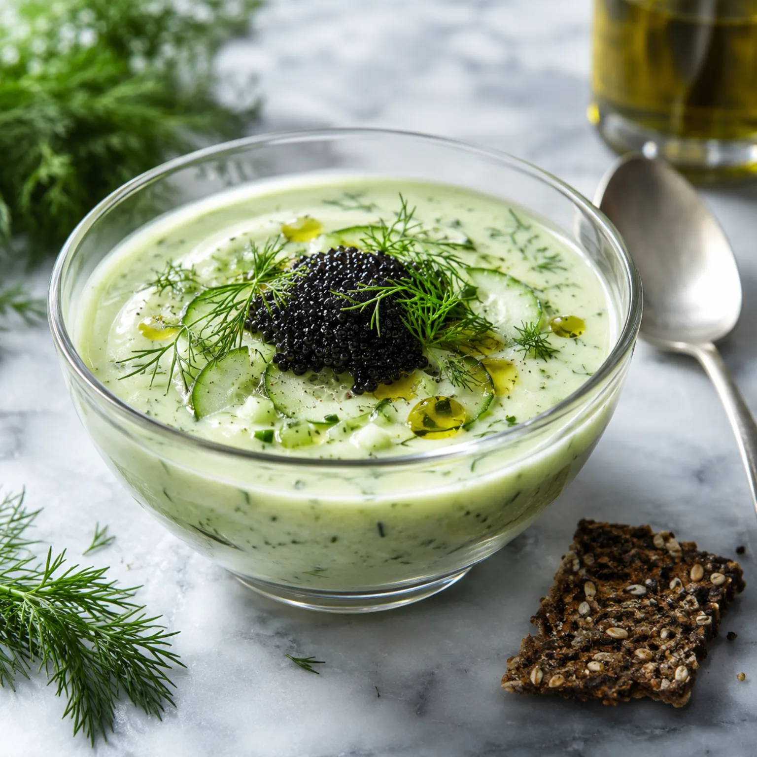Cold Cucumber & Black Roe